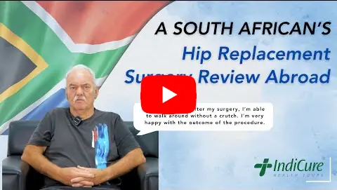 A South African's Hip Replacement Journey in India with IndiCure Health Tours Video